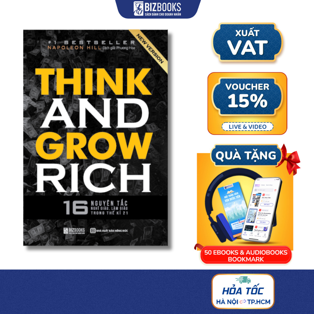 Sách Think And Grow Rich - 16 Nguyên Tắc Nghĩ Giàu Làm Giàu Trong Thế Kỉ 21 - Thói Quen Thành Công N
