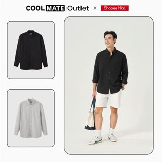  Outlet không đổi trả  Áo sơ mi Overshirt 100% Cotton vải bền thấm hút mồ hôi giữ form tốt Coolmate 
