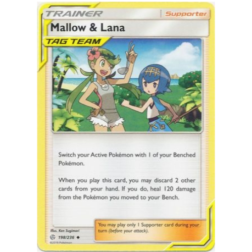 [Thẻ bài Pokemon TCG] Mallow & Lana - 198/236 - Uncommon