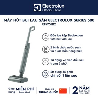  Máy hút bụi lau nhà không dây cầm tay Electrolux Wet 500 EFW51112 - BH 24 tháng hút bụi khô và ướt 
