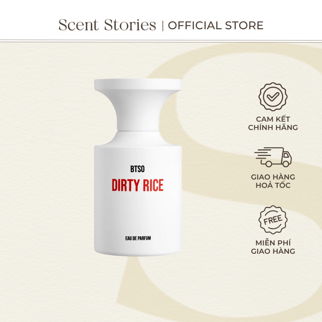 Diry Rice - Mùi da thịt mềm mịn - Quiet Luxury - Sữa Gạo Hạnh Nhân - Nam Nữ Đều Dùng Được - Scent St
