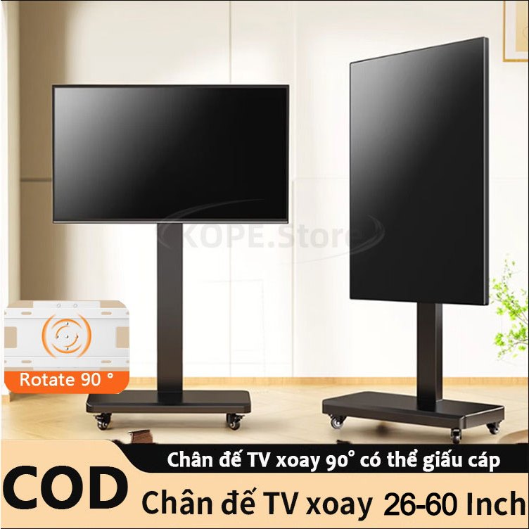 Giá Treo Tivi Di Động Có Thể Xoay Giá Treo Tivi 32-75 Inch Kệ Treo Tivi Có Bánh Xe  Dành Cho Phát Sóng Trực Tiếp