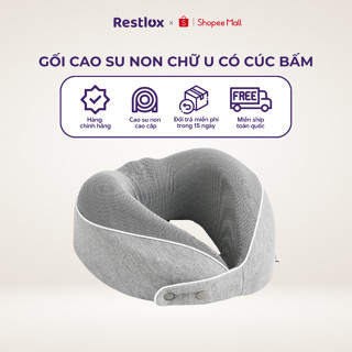  Gối Kê Cổ Chữ U Cao Cấp RESTLUX Cao Su Non Cao Cấp Thiết Kế Công Thái Học Cho Dân Văn Phòng Đi Du Lịch - RGC03 