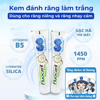  Kem đánh răng làm trắng nội địa Thái Lan kem đánh răng Fluocaril White Expert bảo vệ men răng chính hãng Sabai Care 