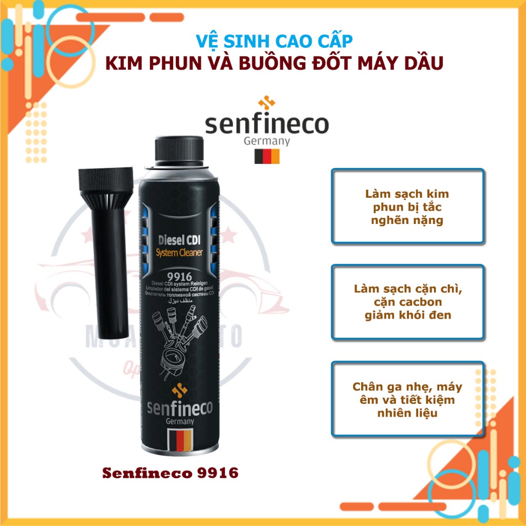 Dung Dịch Vệ Sinh Kim Phun Buồng Đốt Máy Dầu Diesel - Senfineco 9985/9916 [300ML]