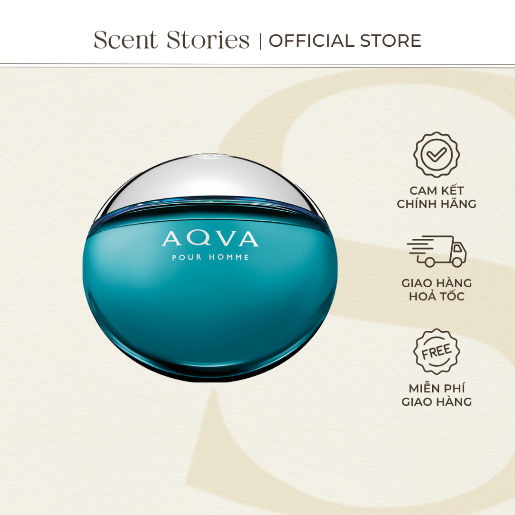 Bê VL AQVA -  Nước hoa nam hương tươi mát - Scent Stories