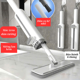  Cây lau bếp tự vắt cây lau mini tự vắt cây lau nhà tự vắt mini xoay 360 lau kính cầm tay tiện lợi 