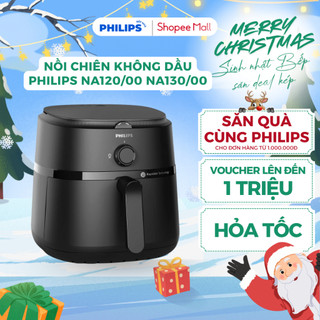  Nồi Chiên Không Dầu PHILIPS NA130 NA120  4.2L - 6.2L  Núm Vặn Điều Chỉnh - Hàng Chính Hãng 