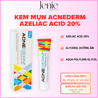  Kem Giảm Mụn Làm Trắng Da Acne Derm 20% Axit Azelaic 20g 