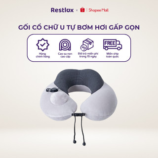  Gối Cổ Chữ U Tự Bơm Hơi RESTLUX Hỗ Trợ Cổ Có Thể Gấp Gọn Mang Đi Du Lịch - RGC11 