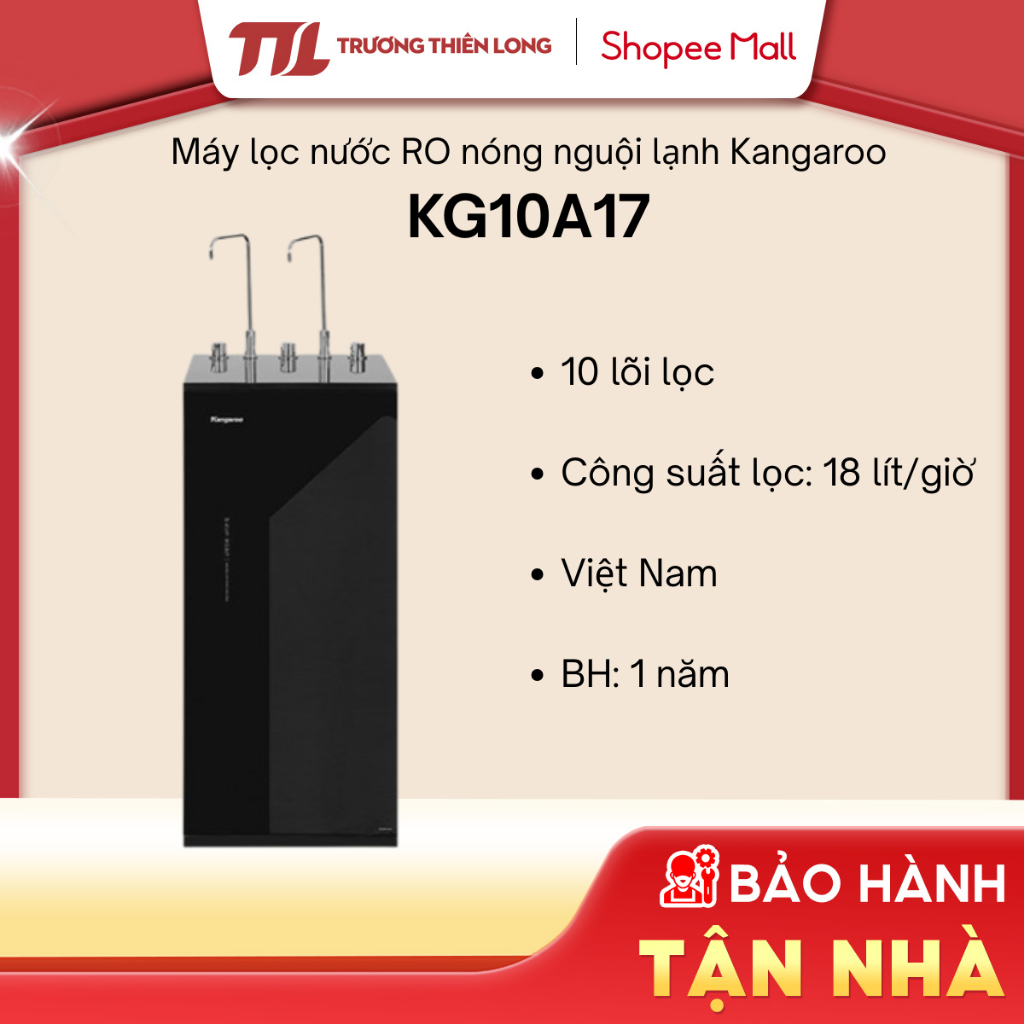 [Shopee - Lắp đặt 0Đ HN HCM] - KG10A17 | KG10A16 | KG10A88 - Máy Lọc Nước RO Nóng Nguội Lạnh KANGARO