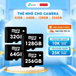 Thẻ nhớ Camera Micro SD 32GB 64GB 128GB 256GB tốc độ cao chuẩn nén dùng cho Camera và máy ảnh