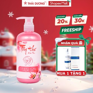   KOL LIVE  Mua Sữa tắm Tây Thi  hương hoa đào 500ml tặng dung dịch vệ sinh Quý Phi Vip 120ml-Sao Thái Dương 