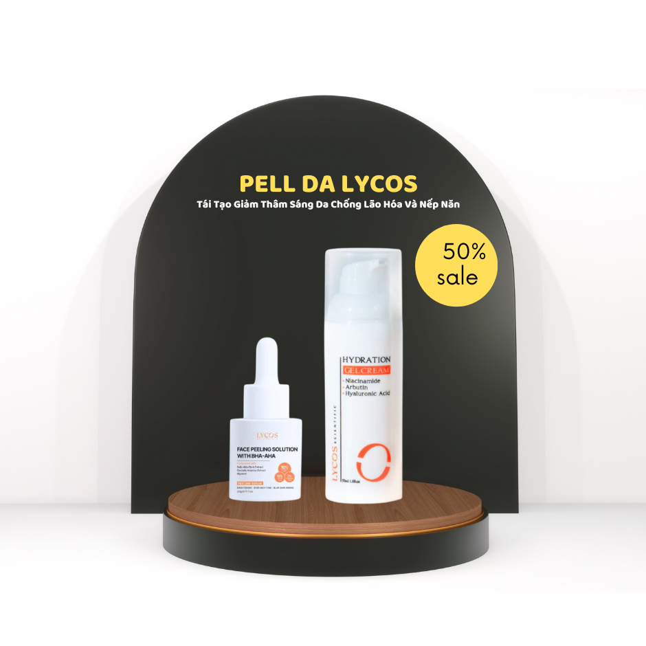 Tinh Chất Peel Da Lycos 10% AHA – 2% BHA Tái Tạo Giảm Thâm Sáng Da Chống Lão Hóa Và Nếp Năn