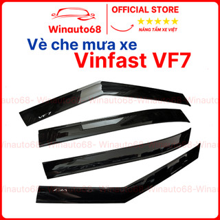 Vè che mưa xe Vinfast VF7 nhựa đen thái dày dặn cao cấp sẵn keo 3M