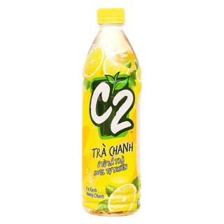 Trà xanh C2  Vị Chanh Thùng 24 Chai 455 Ml