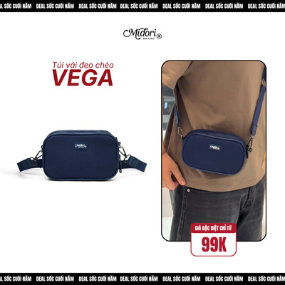 [DEAL SỐC] Túi Đeo Chéo VEGA Phụ Kiện Thời Trang Nam Nữ Polyester Trượt Nước | Local brand M STUDIO
