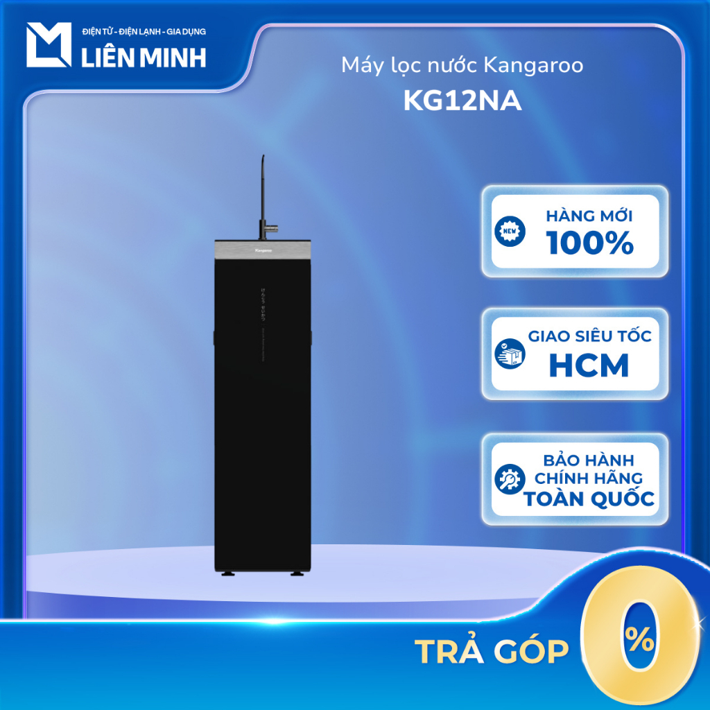 [Shopee - Lắp đặt 0Đ HN HCM] KG12NA Máy Lọc Nước RO Kangaroo - 12 Lõi - 24W - Bảo Hành Chính Hãng