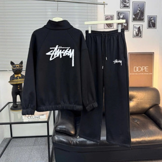 ⭐【SET NỈ BASIC UNISEX – PHONG CÁCH TỐI GIẢN 2025】⭐  Áo Nỉ Cổ Cao 1/2 Khóa + Quần Jogger Bo Ống – Chất Nỉ Dày Mịn, Ấm Áp