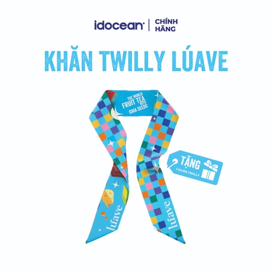 [QUÀ TẶNG KHÔNG BÁN] KHĂN TWILLY LÚAVE