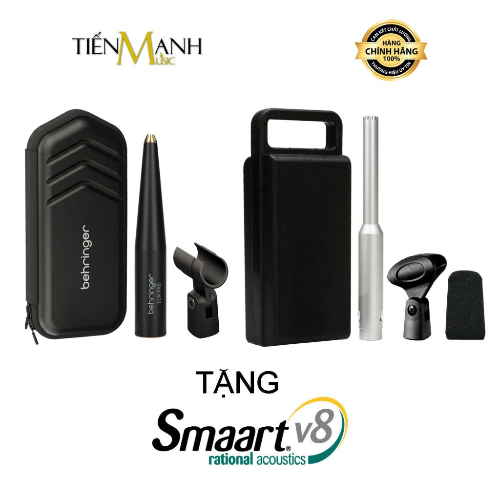 [Tặng Smaart V8] Micro RTA Đo Kiểm Đáp Tuyến Tần Số Âm Thanh Behringer ECM8000, ECM Pro - Mic Loa Ph