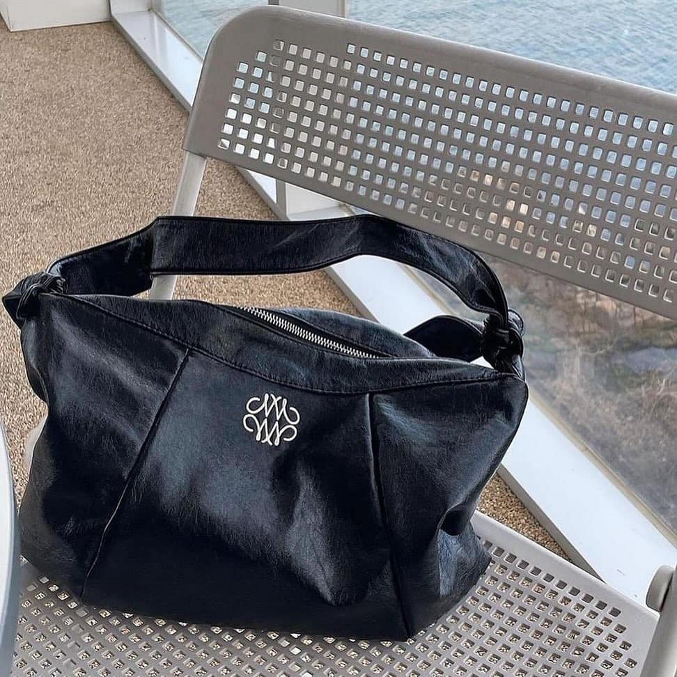 [NICK&NICOLE] Túi Da Nick&Nicole Square Shoulder Bag thời trang Hàn Quốc cao cấp