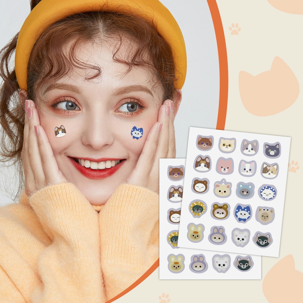 Miếng Dán Mụn Dễ Thương Cute Hoạt Hình Gấu Dâu Kuromi Gumihoo1