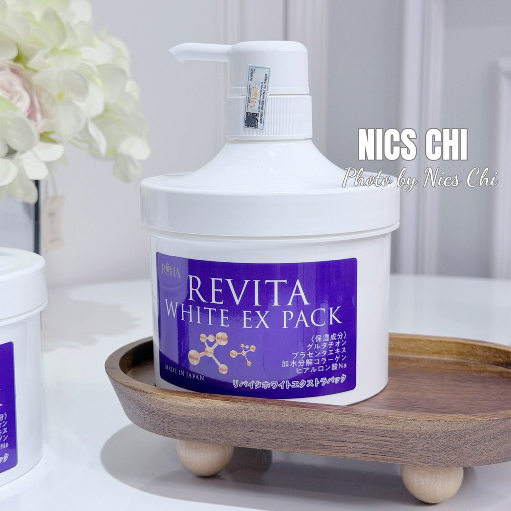 [Mẫu mới] Ủ trắng da body REVITA 500ml