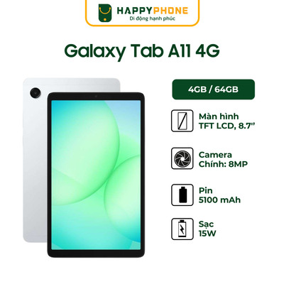 Máy Tính Bảng Samsung Galaxy Tab A11 LTE - Hàng Chính Hãng