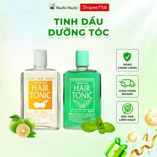  Tinh dầu Bưởi dưỡng tóc hỗ trợ mọc tóc   Tinh dầu bạc hà Hair Tonic Yanagiya 240ml 