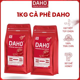  1kg Cafe DAHO fremium honey coffee Đẳng cấp Cà Phê Sơ Chế Honey Dùng Pha Máy  Pha máy Cam kết 100% Trái Chín Đặc Biệt 