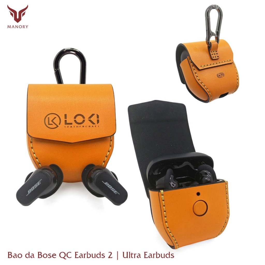 Bao da Bose QC Earbuds 2 | Ultra | Ultra 2 Earbuds [Da thật 100% - Handmade] Manory