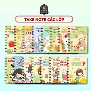  Sổ Tay - Take Notes Học Tập Các Lớp – Toán Ngữ Văn Tiếng Anh Khoa Học Tự Nhiên – Tóm Tắt Dễ Hiểu 