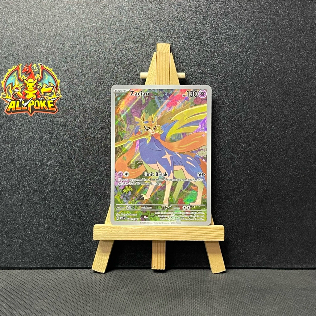 [ AllPoke ] Thẻ Bài Pokemon TCG,Zacian - 100/094 -Mint