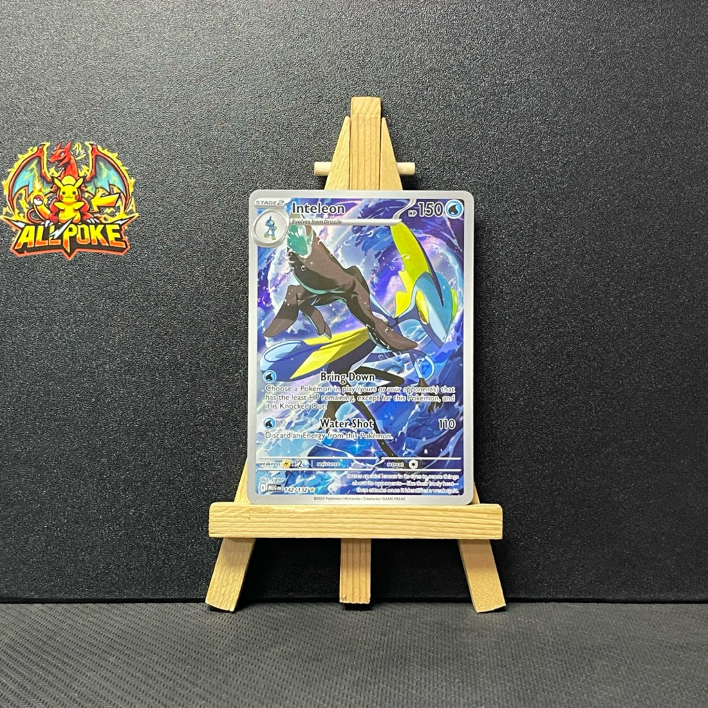 [ AllPoke ] Thẻ Bài Pokemon TCG,Inteleon - 142/132  -Mint