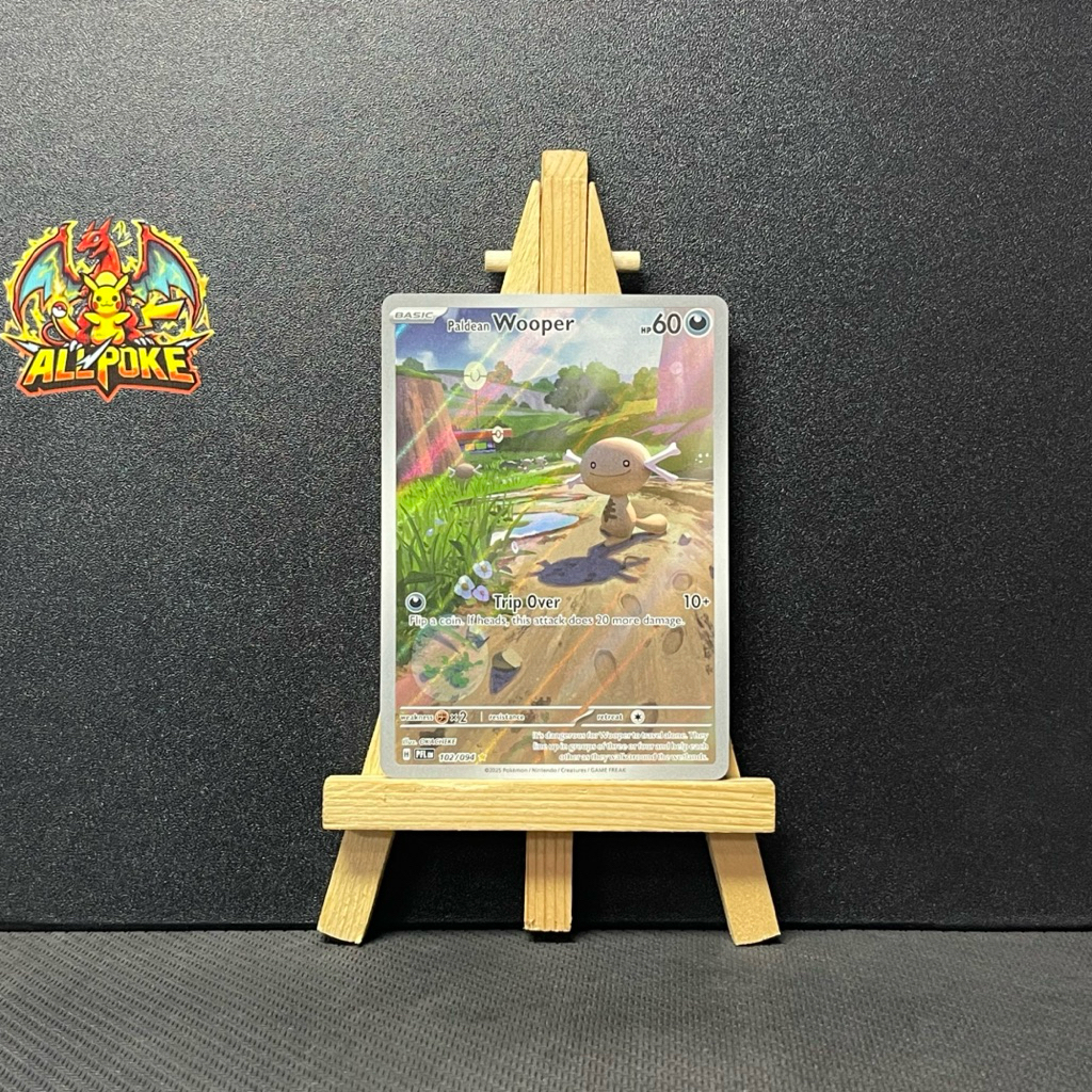 [ AllPoke ] Thẻ Bài Pokemon TCG,Paldean Wooper 102/094 -Mint