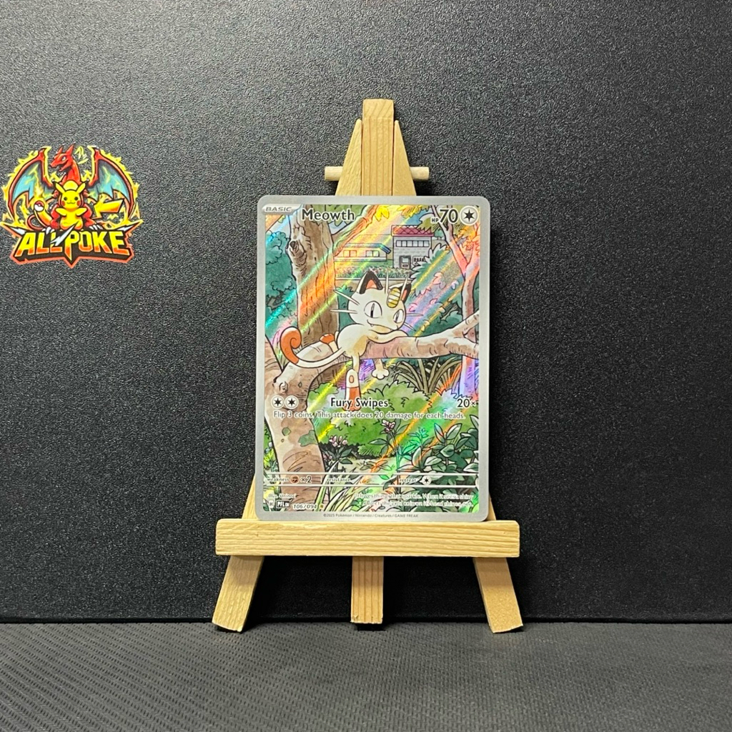[ AllPoke ] Thẻ Bài Pokemon TCG,Meowth  106/094 -M-NM
