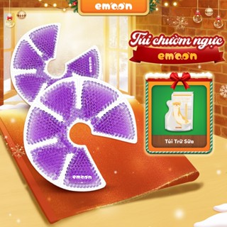  Túi Chườm Ngực Thông Tia Sữa Emoon Chườm Nóng Lạnh Giúp Mẹ Kích Sữa Giảm Đau  1 hộp 2 chiếc  