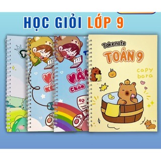   Bộ 3 Cuốn  Sổ Takenote Lớp 9 – Bí Quyết Học Giỏi Toán Anh Văn Theo Bộ Kết Nối Chân Trời Cánh Diều 
