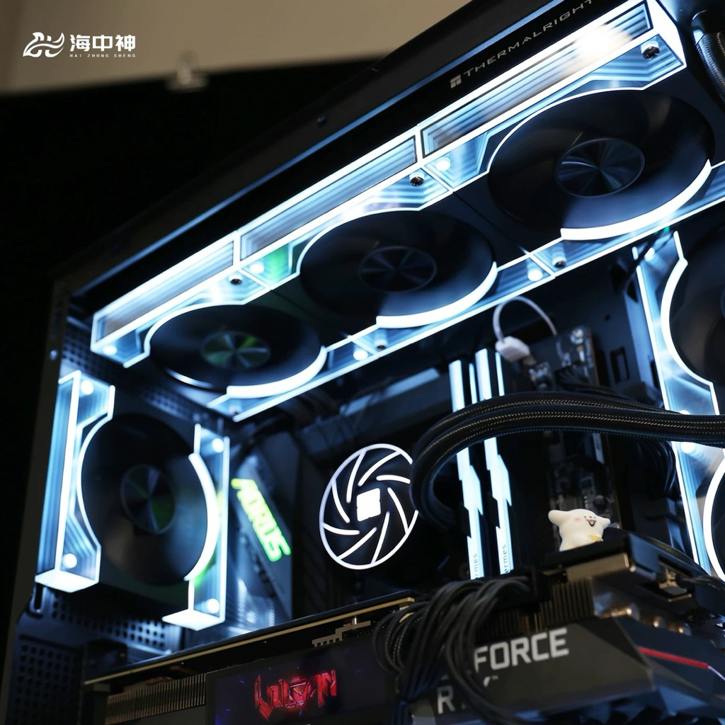 ⚡️HÀNG SẴN⚡️ Quạt case PC PRISM 10pro 120mm ARGB mặt gương vô cực 2 bên – LED RGB siêu sáng, build P