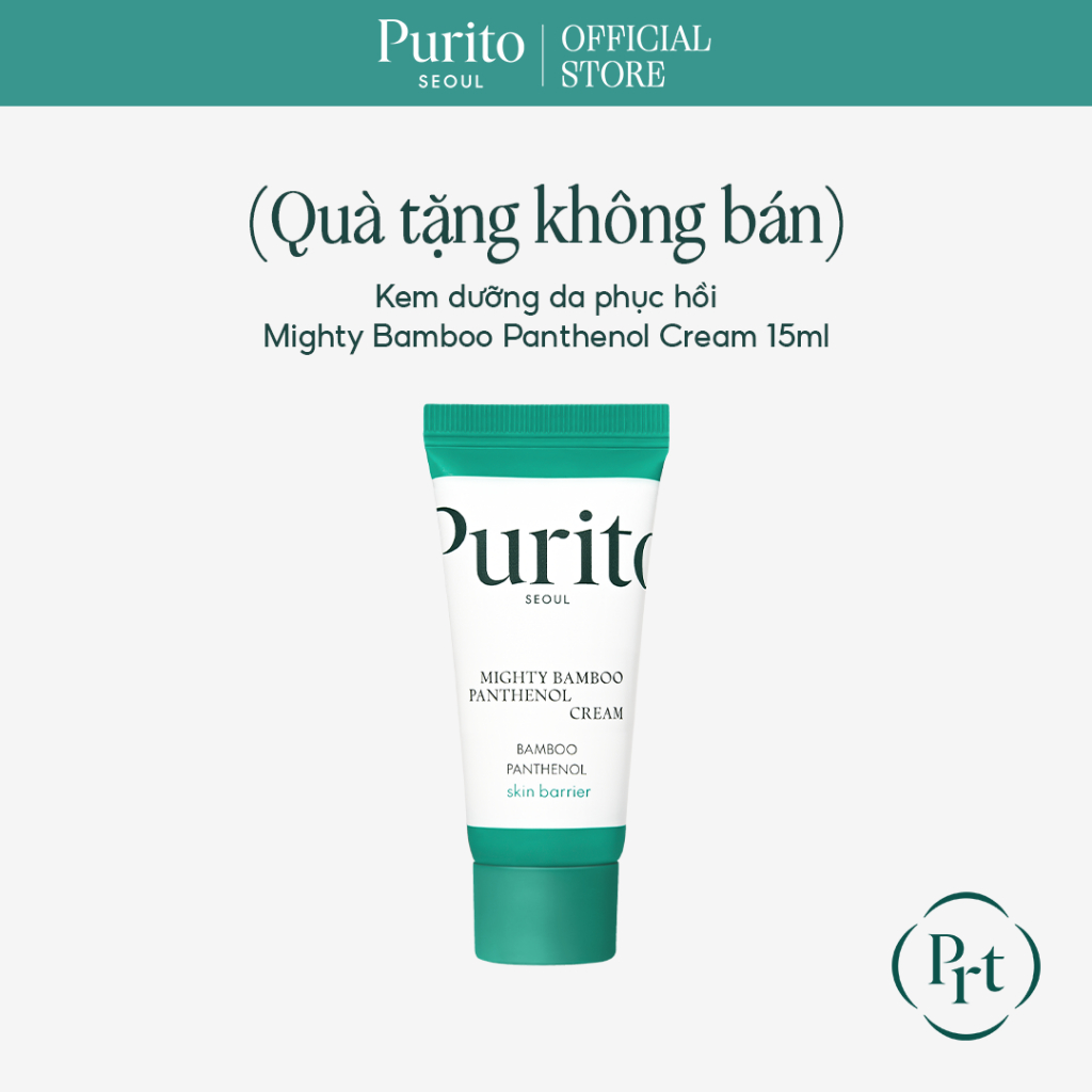 [QUÀ TẶNG KHÔNG BÁN] Kem dưỡng da PURITO Mighty Bamboo Panthenol Cream 15ml