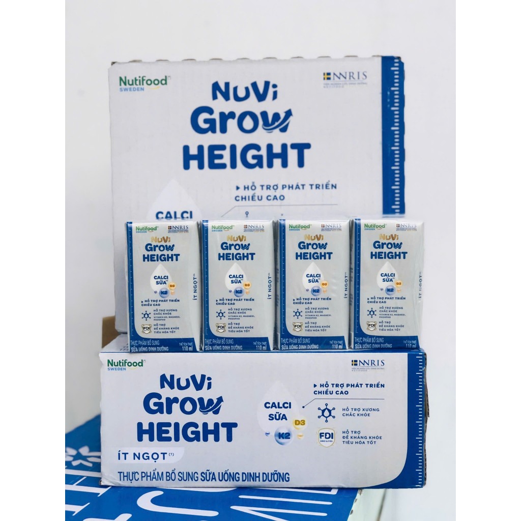 Sữa Bột Pha Sẵn NUVI GROW (110ml)