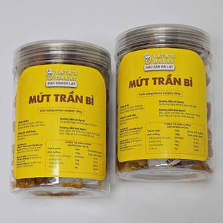 Mứt Trần Bì (Vỏ Quýt) Sấy - Hủ 250G
