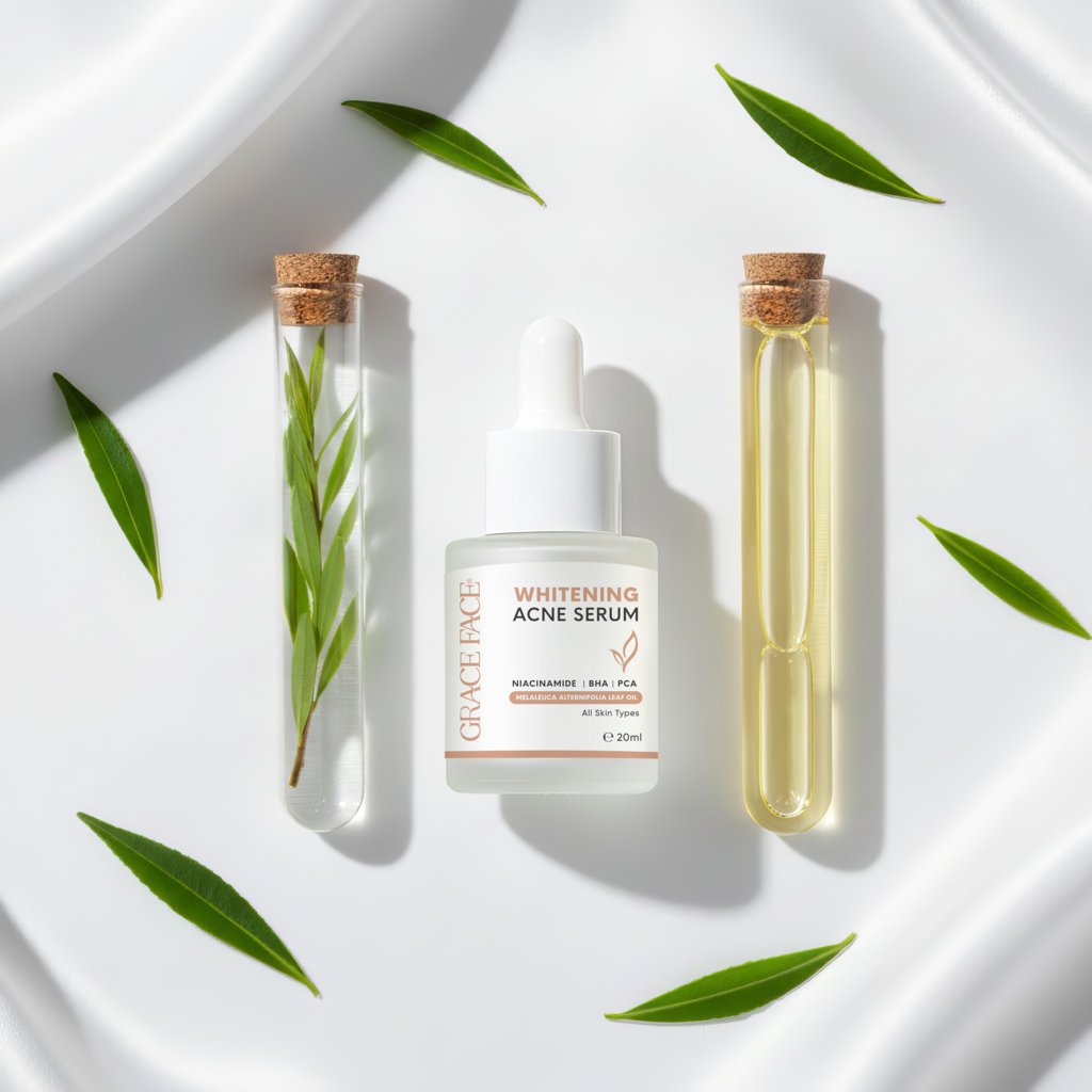Serum tràm trà BHA dành cho da mụn, giúp mờ thâm, giảm mụn Grace Face 20ml | BigBuy360 - bigbuy360.vn