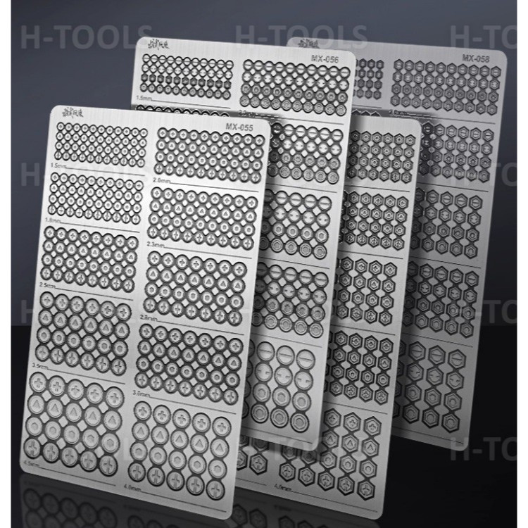 PHỤ KIỆN MOD MOSHI - MX-055 ~ MXX-058 - METAL ETCHING - BỘ ETCHING PART DÀNH CHO GU.N.DAM