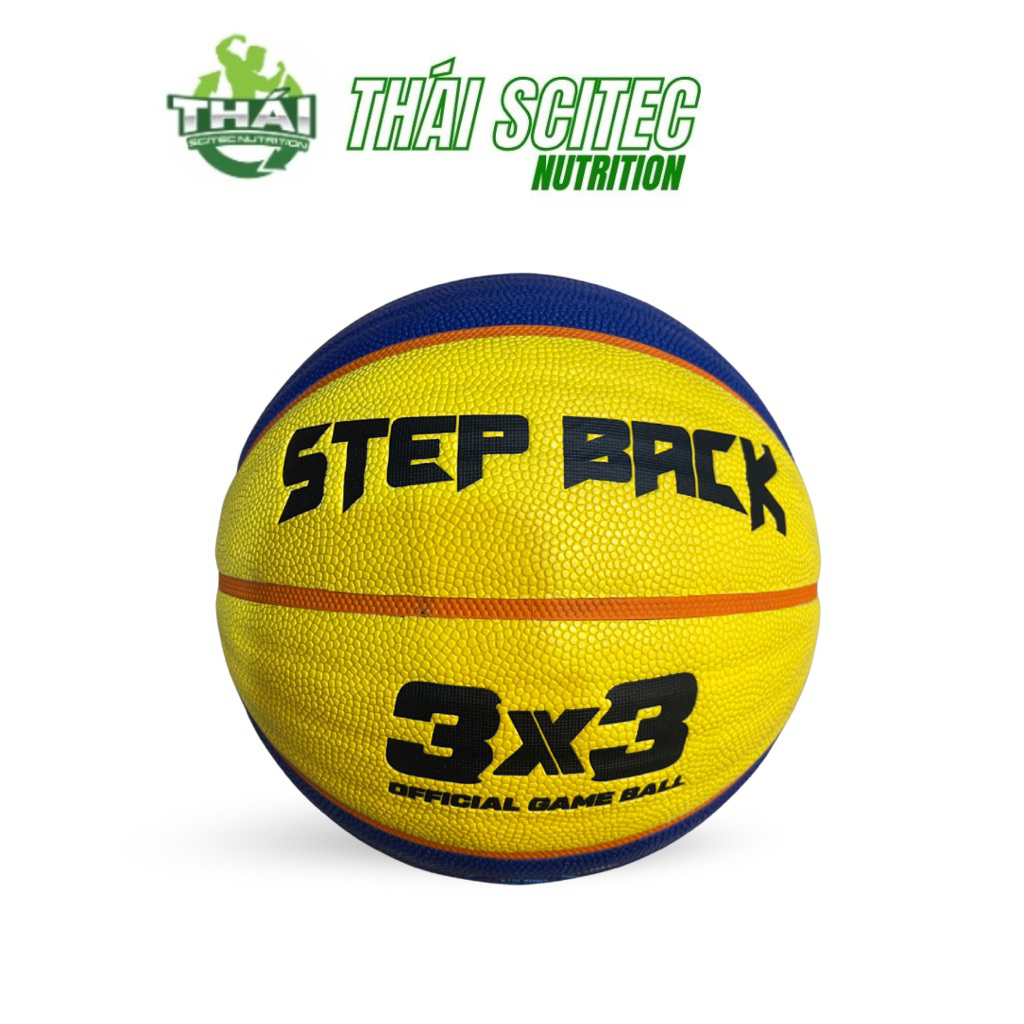 Bóng rổ da Stepback 3x3 Vietnamese Spirit, banh bóng rổ tiêu chuẩn thi đấu