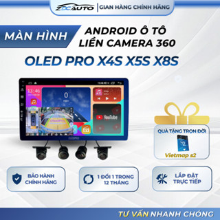  Màn hình Ô Tô DVD Android Oled Pro X4S X5S X8S Liền Camera 360| TẶNG VIETMAP S2 TRỌN ĐỜI | BH Chính Hãng 