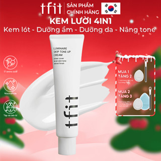  Kem Lười Trang Điểm Nâng Tông LUMINAIRE SKIP TONE UP CREAM TFIT Chính Hãng Chuẩn Hàn Quốc Nâng Tông Da Dưỡng Ẩm Che Mờ 