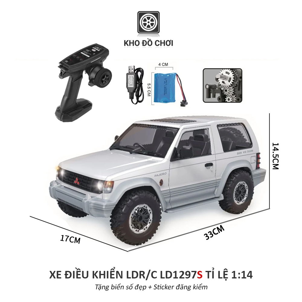 Ô tô điều khiển LDR/C LD1297S Pajero Offroad