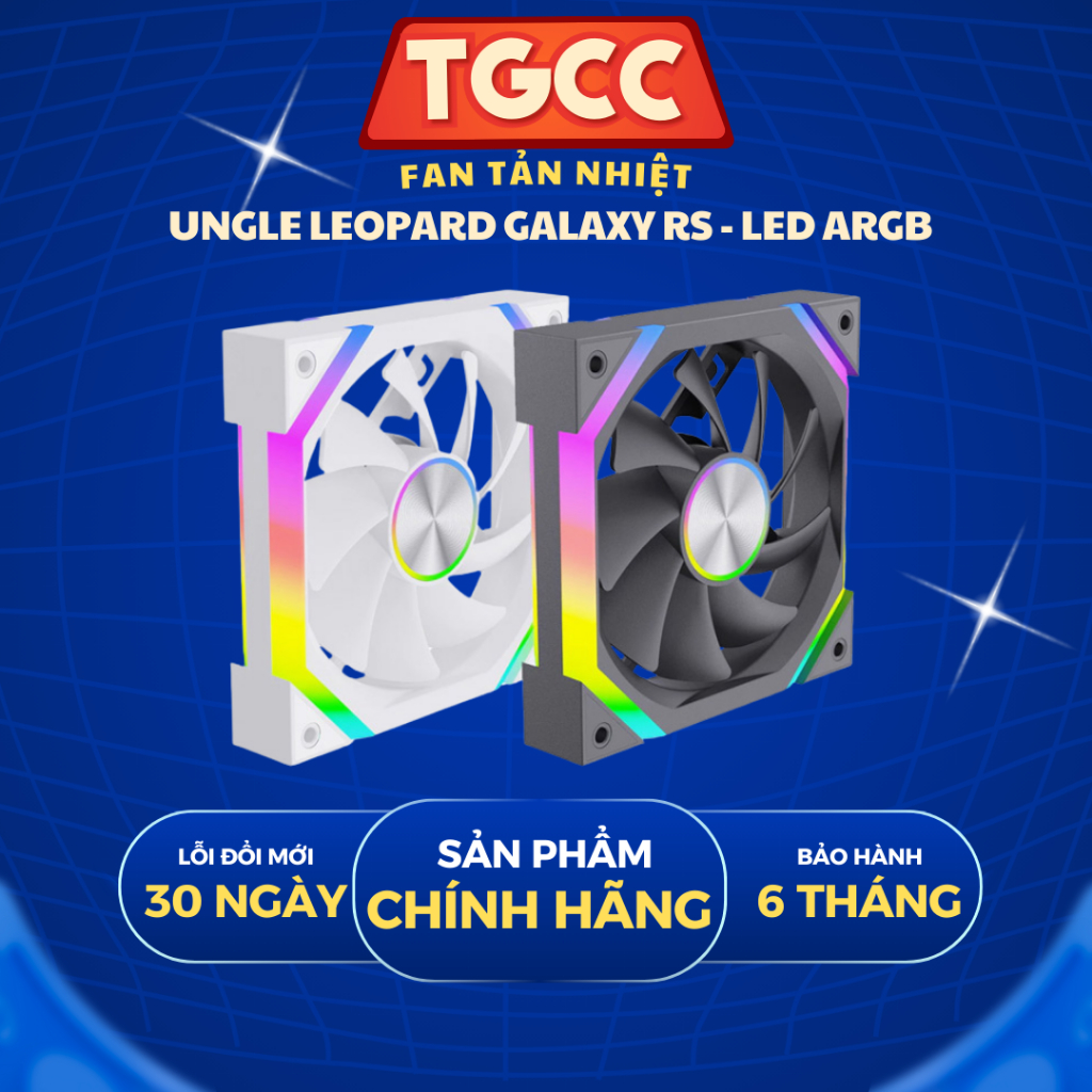 Quạt Tản Nhiệt Jungle Leopard Galaxy RS - Led ARGB - Hàng New